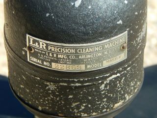 Vintage Watchmakers L&R Master Watch Cleaning Machine watch repair tool w/ Jars 2
