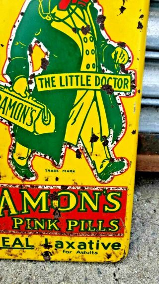 Rare Vintage 1930s Ramon ' s Pink Brownie Pills Drug Medicine 21 