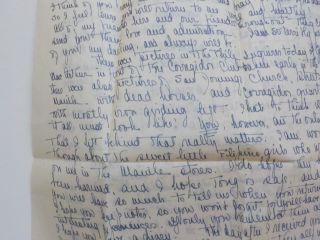 WWII Letter 1942 Worried Filipino Girls Ft.  Mills Philippine Islands Corregidor 3