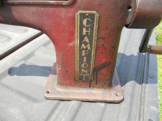 Antique Champion Model H Leather Splitter - Cobblers Skiver 9