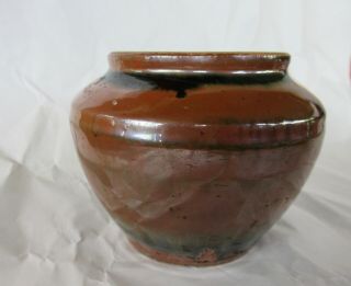 Sung Dynasty Honan Jian Ware Pot hare ' s - fur fully glazed in and out hare fur $1 2