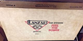 Lanzar Md4 Midrange Speakers Old School Old Stock Rare Vintage