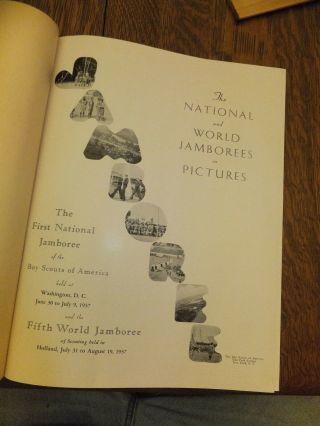 The National and World Jamborees in Pictures Boy Scouts 1937 vintage antique 2