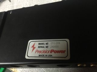 Old SCHOOL Precision Power PPI EPX - 204 Crossover,  Black Art,  RARE,  Vintage,  USA 4