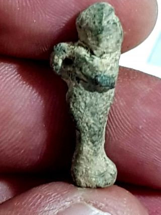 Stunning Extremely Rare Ancient Bronze Statue 2500 Bc Fantastic.  7.  7 Gr.  28 Mm