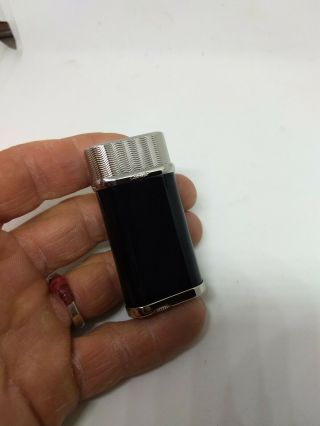 Vintage Cartier Lighter Black An Silver