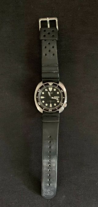 Seiko Turtle 6309 7049 Stainless Steel Vintage Automatic Divers Watch