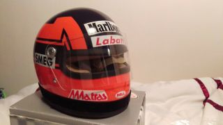 Gilles Villeneuve 1/2 Mini Ferrari Helmet Rare