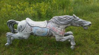 C.  W.  Parker Cast Aluminum Antique Carousel Horse