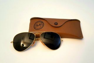 Vintage Ray Ban Aviators Bausch And Lomb 12k Gold Filled Sunglasses