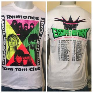 Vintage 90s Ramones Escape From York 1990 Blondie Tom Debbie Harry
