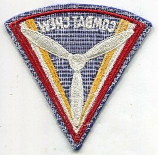 Vintage WW2 US Air Force USAAF Combat Crew Wool Patch WWII Army Air Corps 4 