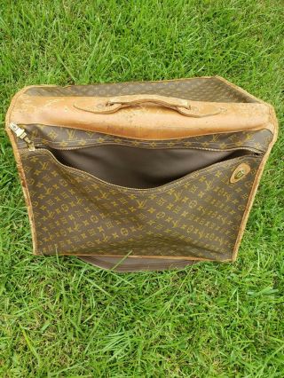 RARE - Authentic Vintage Louis Vuitton Monogram Luggage Garment Bag Designer LV 5