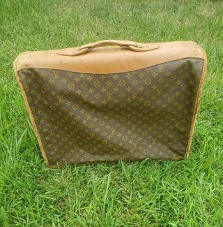 RARE - Authentic Vintage Louis Vuitton Monogram Luggage Garment Bag Designer LV 6