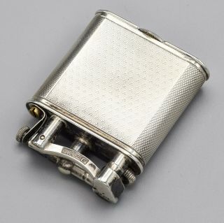 Vintage Dunhill Sterling Silver Lift Arm Lighter PAT 390107 65.  7 Grams 4