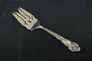 Reed & Barton French Renaissance Sterling Silver Meat Serving Fork - Large - 9 "