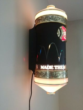 RARE Vintage MILLER HIGH LIFE BEER LIGHT Sign Rotate MOTION Bouncing BALL Sconce 6