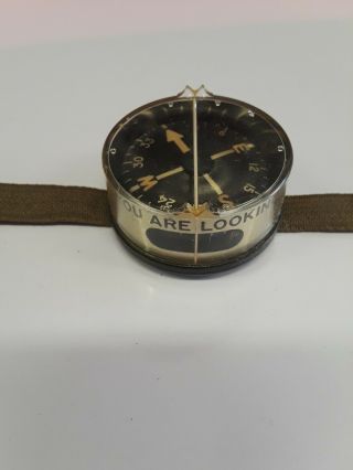 Vintage WWII U.  S.  Army Military Non - Liquid L - 1 Wrist Compass Field Gear WW2 2