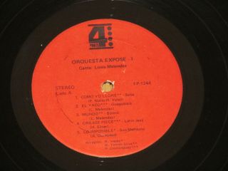 Orquesta Expose ‎– Exposé 1 / 1973 / MEGA RARE / 4 POINTS RECORDS / VG,  LP 2