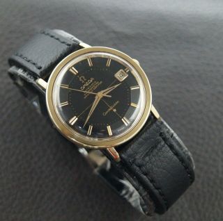 VINTAGE OMEGA CONSTELLATION PIE PAN GOLD & STEEL AUTOMATIC CAL.  561 REF.  168.  004 2