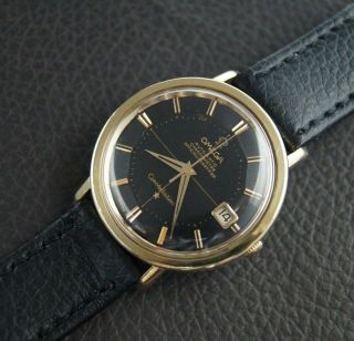 VINTAGE OMEGA CONSTELLATION PIE PAN GOLD & STEEL AUTOMATIC CAL.  561 REF.  168.  004 3