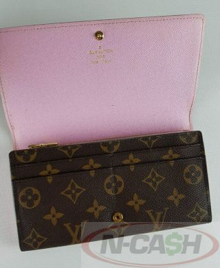 BIGSALE RARE AUTHENTIC $805 LOUIS VUITTON Illustre Transatlantic Sarah Wallet 7