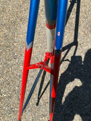 56cm Eddy Merckx MX - Leader Bike Frameset Vintage 90 Columbus MAX tubes 4