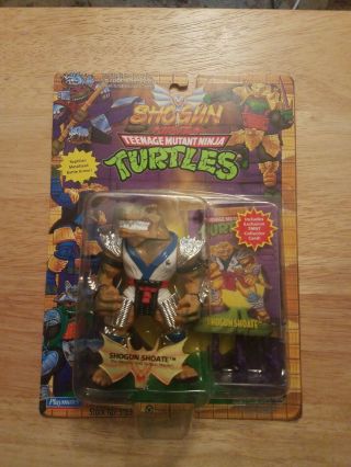 Teenage Mutant Ninja Turtles Shogun Shoate Tmnt Moc Playmates 1994 Rare