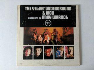 The Velvet Underground & Lp Same Emerson Lawsuit Sticker.  Very Rare
