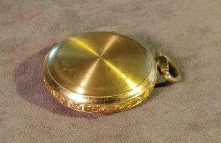 VERY RARE ANTIQUE TAYLOR GYDAWL GOLD PLATED BRASS COMPASS 1920 ' S 6