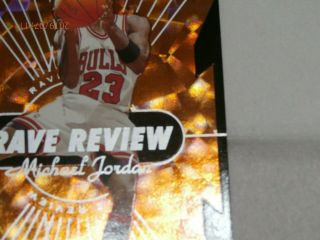 1997 - 98 SKYBOX Z - FORCE RAVE REVIEW MICHAEL JORDAN RARE 6 OF 12 7