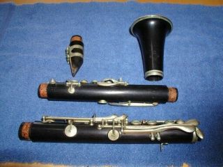 Buffet Crampon Vintage Pre - R13 Wood Clarinet circa 1943 - 1944 Bb 11