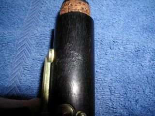 Buffet Crampon Vintage Pre - R13 Wood Clarinet circa 1943 - 1944 Bb 12
