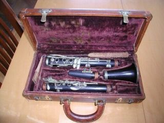 Buffet Crampon Vintage Pre - R13 Wood Clarinet Circa 1943 - 1944 Bb