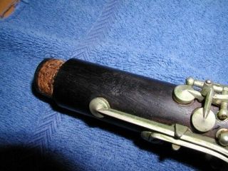 Buffet Crampon Vintage Pre - R13 Wood Clarinet circa 1943 - 1944 Bb 7