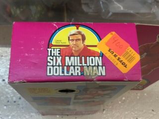 MIB SIX MILLION DOLLAR MAN VINTAGE 1975 KENNER unplayed bionic man box 4