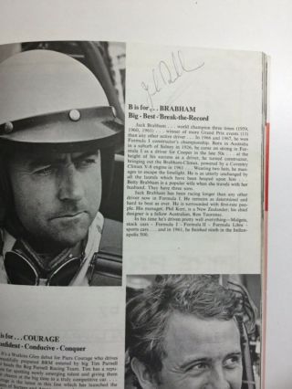 1968 Watkins Glen Grand Prix Racing Program - Signed by 7 Drivers - RARE 2