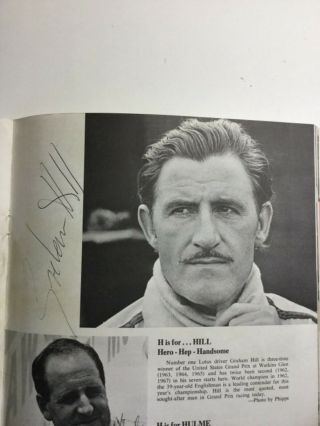 1968 Watkins Glen Grand Prix Racing Program - Signed by 7 Drivers - RARE 4