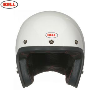 Bell Custom 500 Solid Vintage White Low Profile Open Face ALL SIZES 3