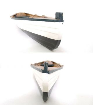 Authentic Models Boston Tender Wood Sailboat Boat Ship Canoe Raft ASA071 IOB 3