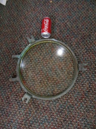 Vintage - Porthole 18 " The Glass Is 13 Inches In Diameter 23 Lbs.