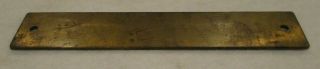 Brass Nautical Ship Salvage - CAPTAIN ' S QUARTERS - 6 1/4 Inches - Solid Brass 4