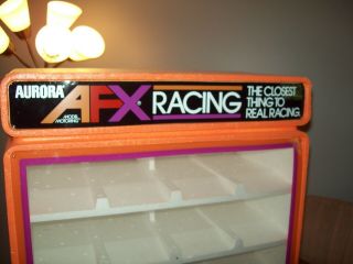 Vintage Aurora AFX Slot Car Store Counter Display Cabinet. .  RARE. 2