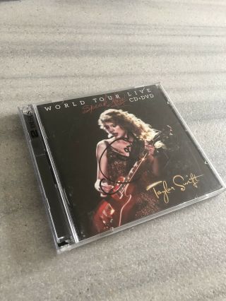 Taylor Swift Signed Autographed Speak Now World Tour Live CD Rare Australian Edt 5