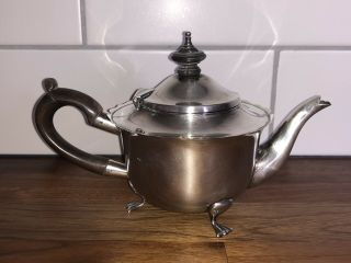Antique Solid Silver Batchelor Teapot - A J Zimmerman B 