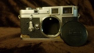 Vintage Leica M3 840245 DBP 35mm Rangefinder Film Camer Ernst Leitz GMHB 5