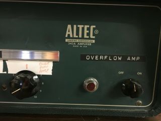 Vintage ALTEC LANSING 342A Mixing Amplifier - RARE 8