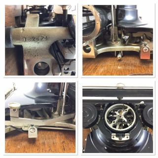 Antique 191X Hammond Multiplex Typewriter W/ Wood Case 10