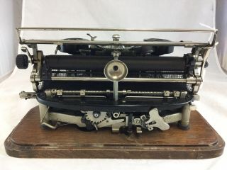 Antique 191X Hammond Multiplex Typewriter W/ Wood Case 4