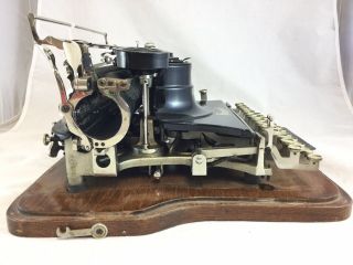 Antique 191X Hammond Multiplex Typewriter W/ Wood Case 5